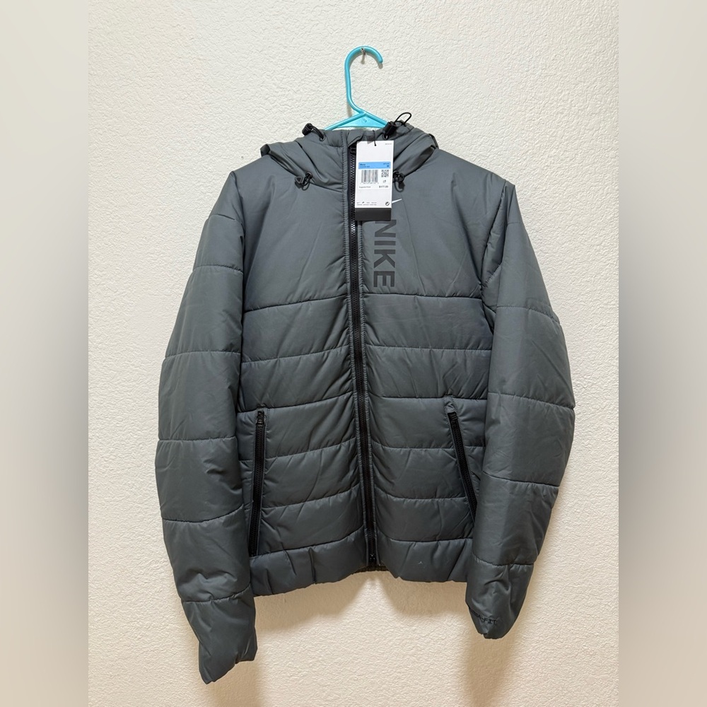 Nike Men's Charcoal Puffer Jacket